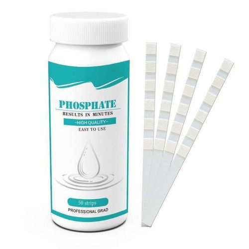50 Count Phosphate Test Strips Quick Accurate Measurement Aquarium Water Test Kit Pool Professional Grad for Pool Spa Hot Tub