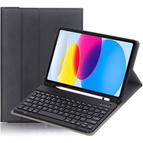 Samsung Galaxy Tab S9 / S8 / S7 Multi-Functional Keyboard Case, Bluetooth Keyboard Full Protection Adjustable Stand Tablet Cover