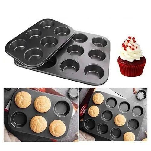 6 Holes Non-Stick Muffin Cupcake Baking Traypan