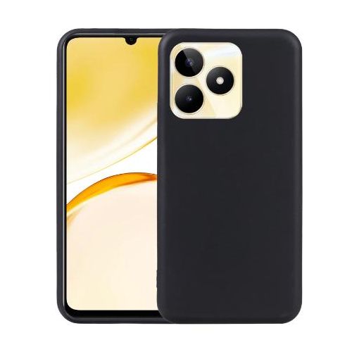 Realme C51 Phone Case, Slim Smooth Anti-fingerprint Soft Silicone TPU Protective Cover