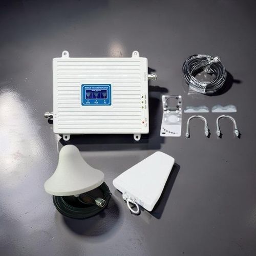 Improved Network Connectivity 2G, 3G,4G Tri Band GSM Mobile Cell Phone Networks Signal Booster Enhancer Repeater Amplifier Complete System Kit