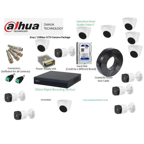 13 CCTV CAMERAS Complete Package With 2TB (2000GB) Dedicated Storage