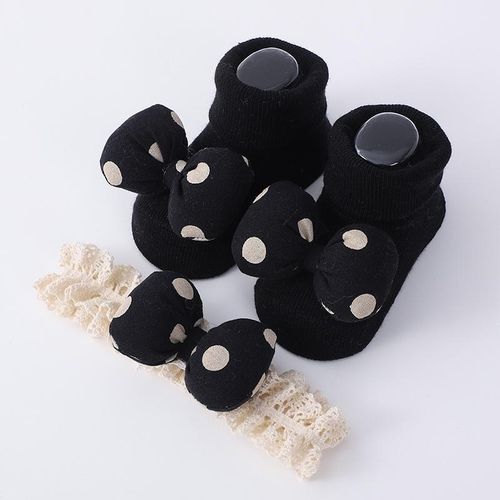 Cute Bow Baby Girls Headband Socks Strawberry Printed Bow Newborn Girls Hair Band Kids Headwear Hair AccessoriesS 0-6M