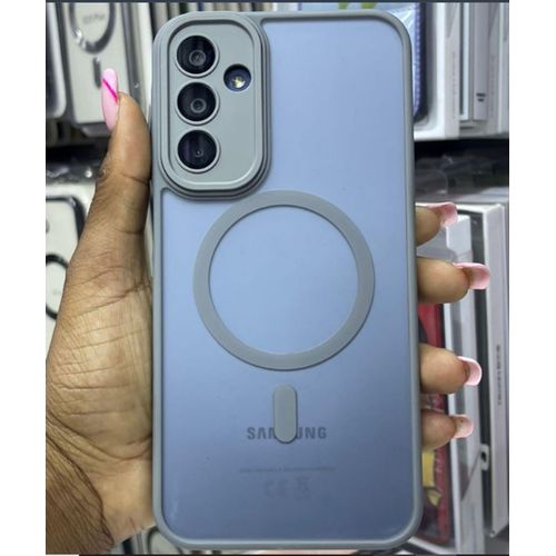 Classic Series MagSafe Cover with 9HD Back + Lens Protect for Galaxy A17 - Grey