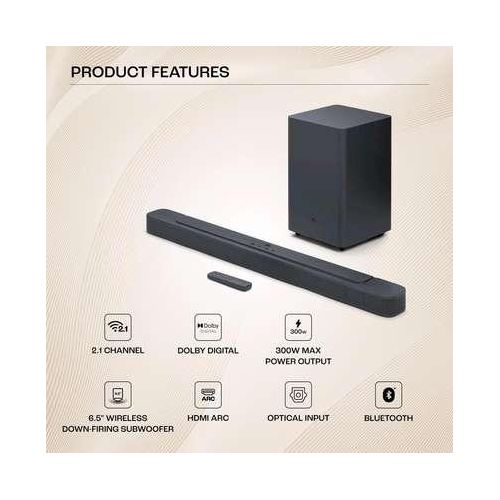 BAR 500 5.1-CHANNEL WITH MULTIBEAM AND DOLBY ATMOS SOUNDBAR