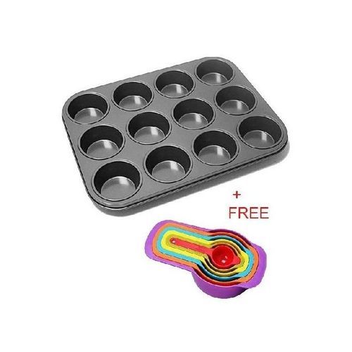 12-Hole Non-Stick Muffin / Cupcake ,Baking Oven Tray /Pan