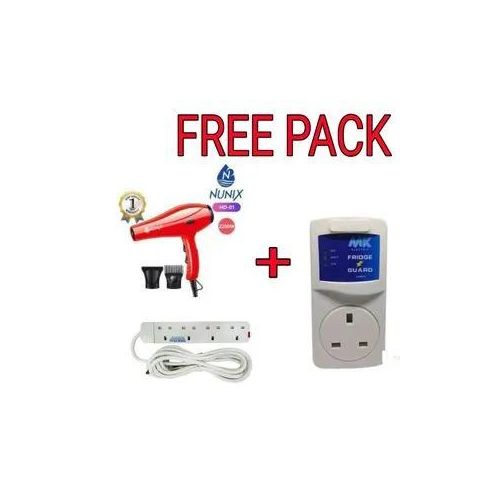Nunix Hair Blow Dryerred Without Accessories 4 Way Extension Fridge Guard