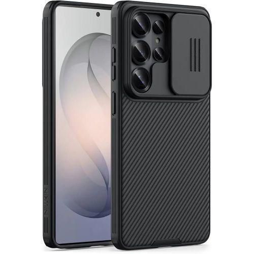 Nillkin Galaxy S25 Ultra Case, Cover CamShield Pro for sSamsung Galaxy S25 Ultra with Sliding Camera Protector S24 Ultra 5G Slim Phone Case 2024 6.8'' Black