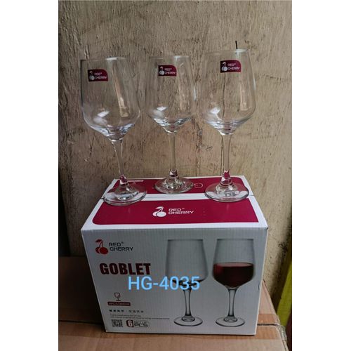 6 pcs wine glass set