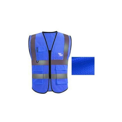 Executive Unisex Reflector Vest-Blue