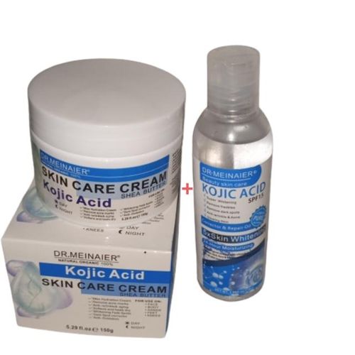 2pcs Whitening Kojic Acid Oil -118ml And Kojic Acid Cream - 150g