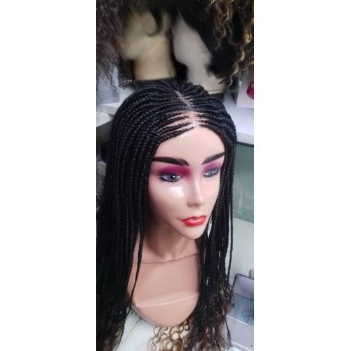 Fashion closure braided lines wigs