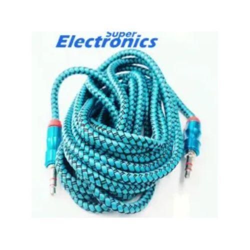 Auxiliary Audio Cable 3.5mm AUX Cable color is assorted
