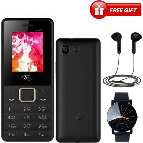 MOBILE PHONE 2160//TRIPPLE SIM CARD,1.77 SCREEN,1000MAH BATTERY(6 MONTHS WARRANTY)+Earphones+Wrist watch