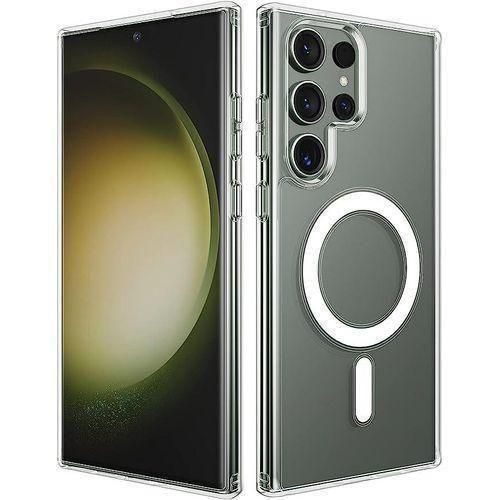 Samsung Galaxy S23 Ultra Crystal Clear MagSafe Compatible Protective Phone Cover Case