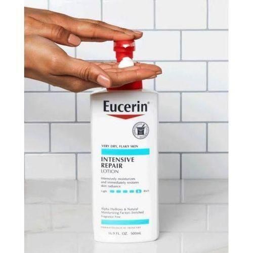 Eucerin 500ML Intensive Repair Body Lotion with Alpha Hydroxy and Natural Moisturizing Factors, moisturizes, exfoliates