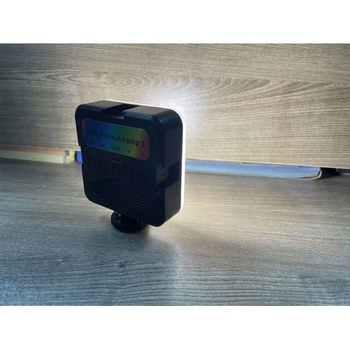 AY-83 RGB Mini LED Video Light – Pocket-Sized Portable Studio Light for Mobile Phones, DSLR Cameras, and Social Media Content