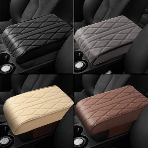 Car memory leather cotton armrest