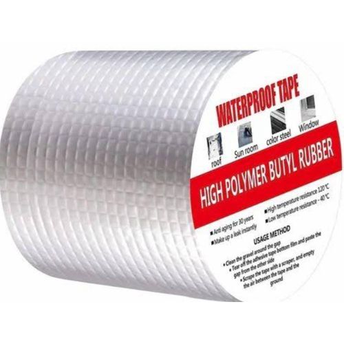 Waterproof Repair Tape – High Temperature & Pressure Resistant Wall, Roof & Tank Seal 10cmx5m