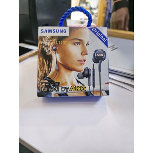 Samsung Galaxy S8/S9/S10 Premium Earphones With AKG Sound, In-Line Mic, And Fabric Cable For High-Quality Audio