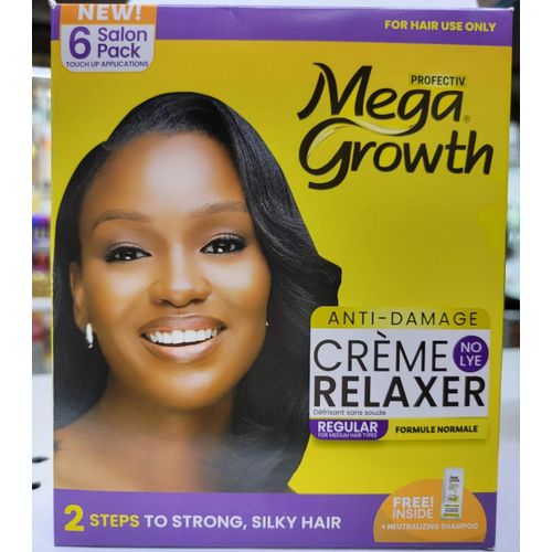 Anti-Damage No-Lye Relaxer Regular 6 Touch-up-salon Pack