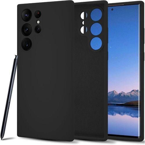 Samsung Galaxy S22 Ultra 5G 68 Inch Shockproof Silicone Case Microfiber Lining Cover Protective Phone Case