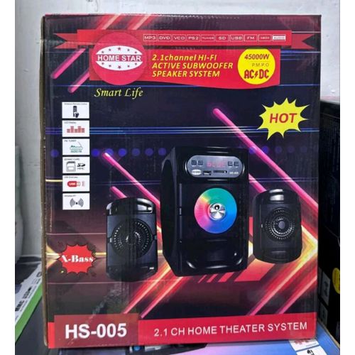 HS 005 Channel HI Fi Active Subwoofer Speaker System