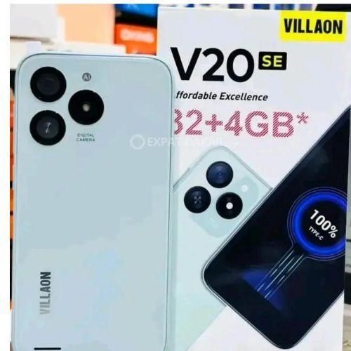 VILLAON V20 SE 5.0" 4GB RAM+32GB Storage 8MP Camera-3000mAh Dual Sim- Vert Menthe