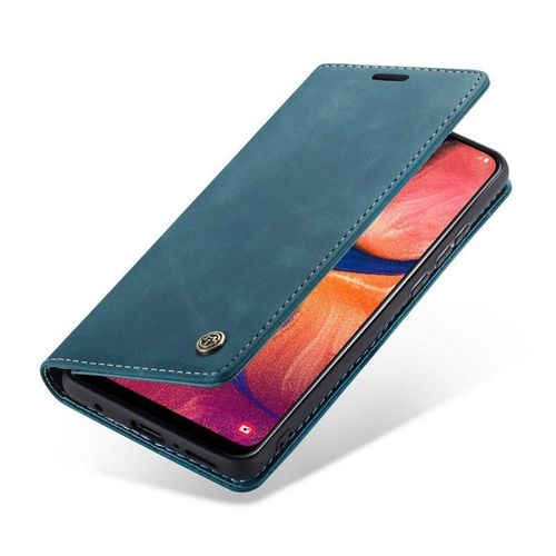 CaseMe Premium Vintage Leather Wallet Case for Samsung M35 – Elegant PU Leather, Card Holder, Zipper Coin Pocket & Secure Magnetic Closure