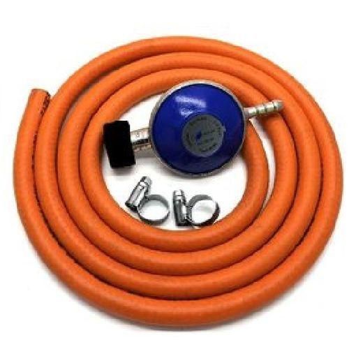 Gas 6kg Universal Gas Regulator Delivery Pipe 1.5 M & Safety Clips