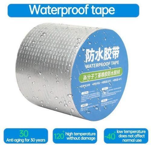 Strong Tape Butyl Seal Rubber Aluminum Foil Waterproof Tape Repair - 5x500 cm