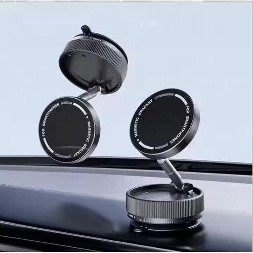 The ultimate Vacuum Magnetic Car Phone Holder K007 Foldable Design 360 Degrees Adjustable