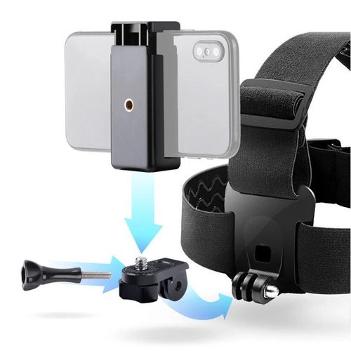 Anti Slip Head Strap Mount With Secure Phone Bracket For Mob