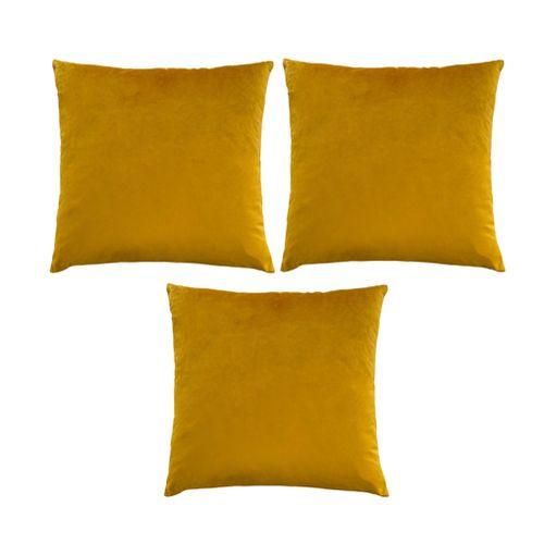 Set of 3 Velvet Throw pillow casesCovers