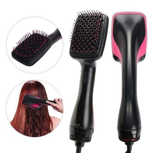 Quality 2 In 1 Hair Dryer/ Brush One Step Hair Blower Electric Hot Air Brush Comb Hair Curler Hot Comb Hair Blower Electric Hot Air Brush Blow Dry and Curler Combo With 3 Heat Setting