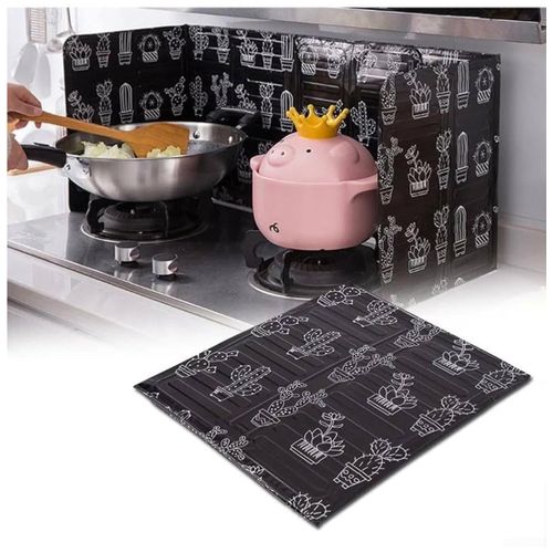 Foldable Anti Splash Splatter Cooker Aluminium Shield Plate