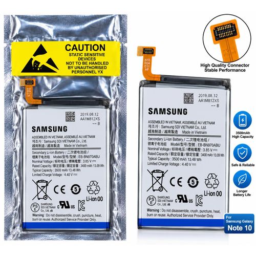 Galaxy Note 10 Replacement Battery EB-BN970ABU 3500mAh Li-Ion Battery