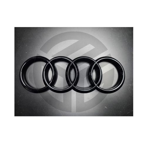 A5 2020-2024 B95 Gloss Black Front Grille BadgeEmblem 249mm