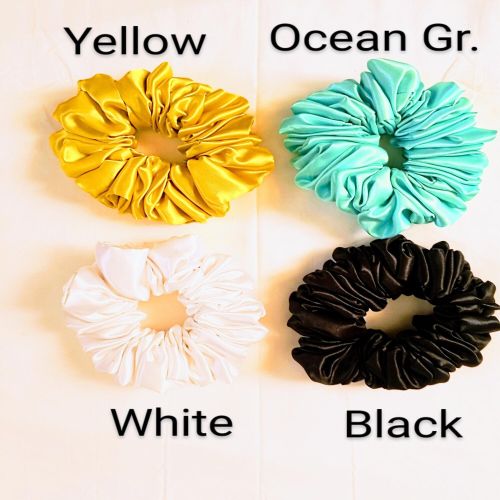 8 in 1 Hair Fashionable Large and Small Satin Scrunchies