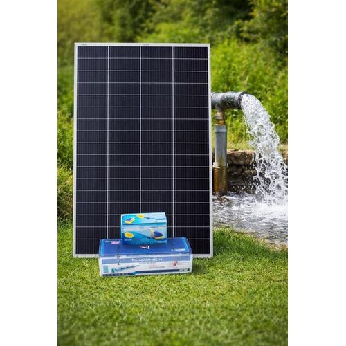 24V/50M Lift Submersible Solar Water Pump With 250w/24v Panel + 50m Pump + Floating Switch