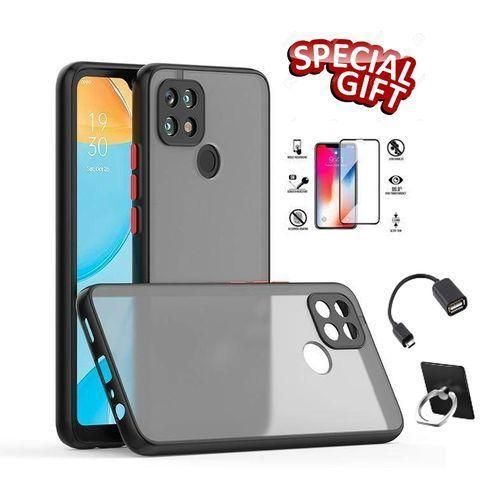 OPPO A15 Matte Translucent Fit Cover Free Gifts