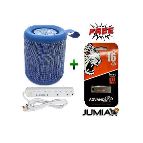 1. BLUETOOTH WIRELESS BIG BASS SPEAKER – PORTABLE SOUND SYSTEM + FREE 4 WAY EXTENSION & 16GB FLASH DISK