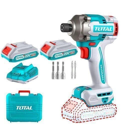 Cordless Impact Driver 20V - Brushless Motor, 285Nm Torque, LED Light