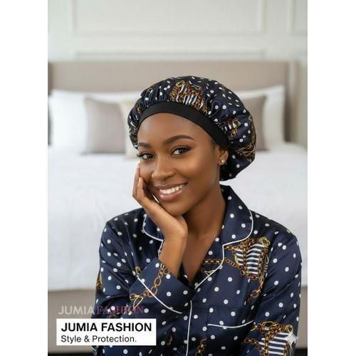 Wide Band Satin Hair Bonnet Sleeping Cap Hair Bonnet Satin Silk Hair Cap