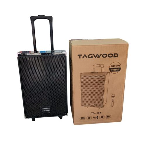 LTS-10A 9800W PMPO Powerful Bluetooth Trolley Speaker