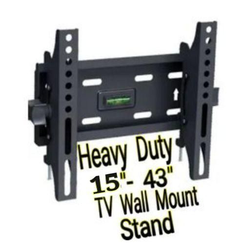 2*15" To 43" Tilting Wall Mount Brackets+ P47 Bluetooth Wireless Headphones.