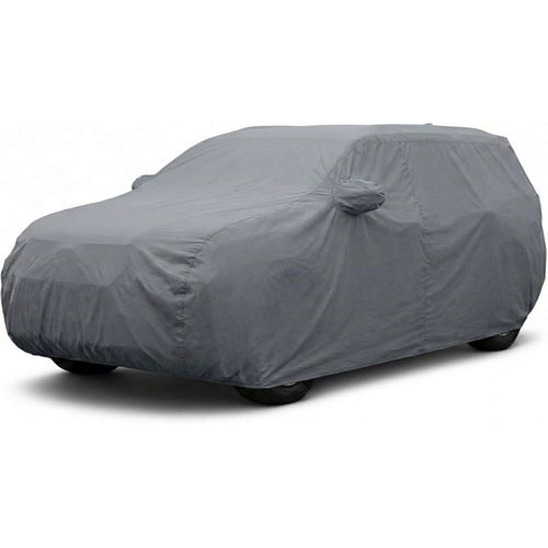 Premium Double Layer Car Cover Toyota Prado Heat Sun Protection Dark Grey