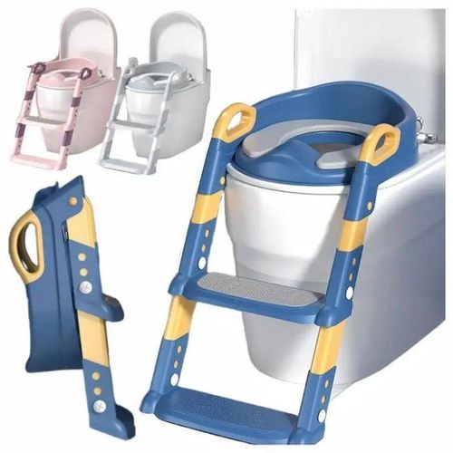 The New Improved Portable and foldable Kids Toilet Ladder Potty Trainer