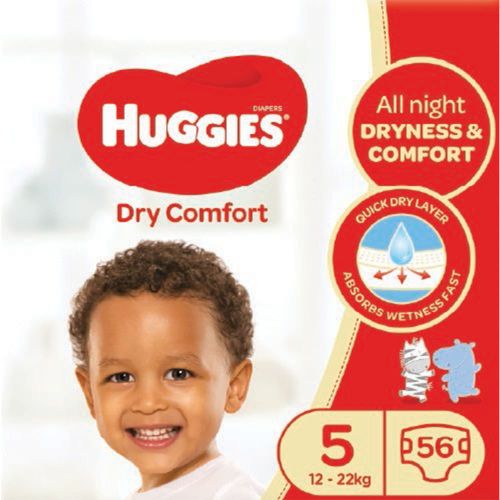 HUGGIES DRY COMFORT S5 JUMBO 52S