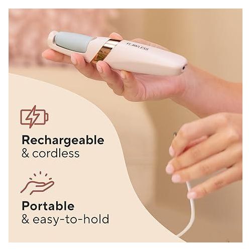 Finishing Touch Flawless Pedi Electronic Tool File and Callus Remover, Pedicure